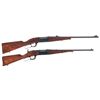 Image 1 : Two Savage Model 99 Lever Action Rifles -A) Savage A Series Model 99A Lever Action "Saddle Gun" Rifl