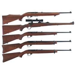 Five Ruger Long Guns -A) First Year Production Ruger 10/22 Sporter Semi-Automatic Carbine