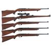 Image 1 : Five Ruger Long Guns -A) First Year Production Ruger 10/22 Sporter Semi-Automatic Carbine