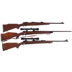 Three Bolt Action Rifles -A) Remington Model 700 Bolt Action Rifle
