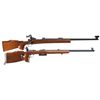 Image 1 : Two Bolt Action Rifles -A) Custom Winchester Model 70 Bolt Action Rifle