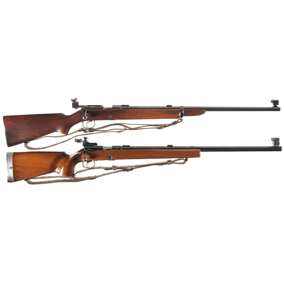 Two Winchester Model 52 Target Rifles -A) Early Winchester Model 52 ...