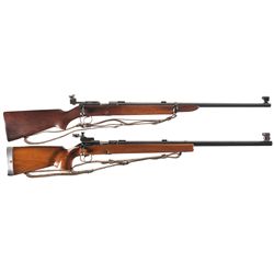 Two Winchester Model 52 Target Rifles -A) Early Winchester Model 52 Bolt Action Target Rifle with Sl