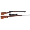 Image 1 : Two Winchester Rifles -A) Winchester Model 94 Lever Action Carbine