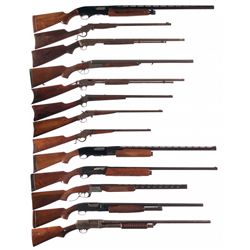 Thirteen Long Guns -A) Winchester Model 1200 Slide Action Shotgun