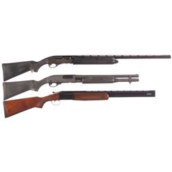 Three Shotguns -A) Remington Model 1100 Semi-Automatic Shotgun