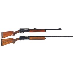 Two Browning Semi-Automatic Shotguns -A) Browning Auto 5 Light 12 Semi-Automatic Shotgun