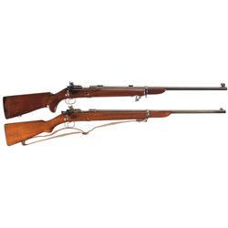 Collector's Lot of Two Pre-War Winchester Model 52 Target Rifles -A) Winchester Model 52 Bolt Action