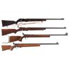 Image 1 : Four Bolt Action Target Rifles -A) U.S. Remington 513-T Bolt Action Rifle