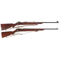 Collector's Lot of Two Winchester Model 52 Bolt Action Target Rifles -A) Winchester Model 52 Bolt Ac