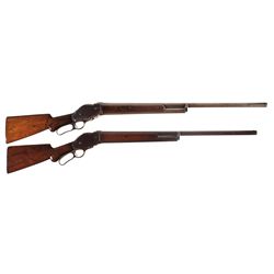 Collector's Lot of Two Vintage Winchester Shotguns -A) Winchester Model 1901 Lever Action Shotgun