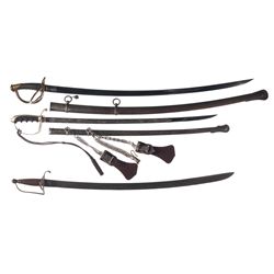 Three American Military Sabers