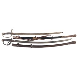 Model 1840 Cavalry Saber and Saber with Lodge Markings