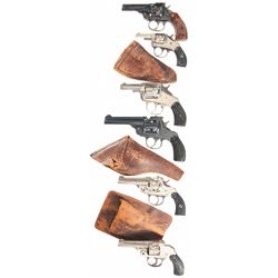 Six Double Action Revolvers -A) Harrington & Richardson Premier Model Double Action Revolver