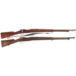 Two Bolt Action Rifles -A) Gustaf Model 1896 Bolt Action Rifle