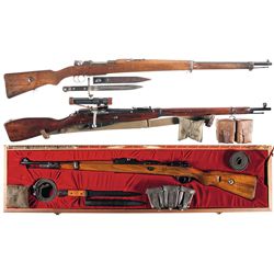 Three Bolt Action Rifles -A) Model 1903/38 Turkish Mauser Bolt Action Rifle