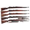 Image 1 : Five K98 Bolt Action Rifles -A) Nazi "bnz" Code 43 Dated Bolt Action Rifle