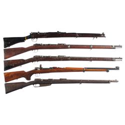 Five Bolt Action Longarms -A) British SMLE No. 1 MK III 410 Bolt Action Musket