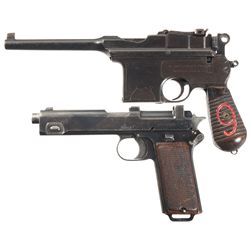 Two Semi-Automatic Pistols -A) Astra Model 900 Semi-Automatic Pistol