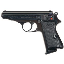 Unique "NSKK" Marked Walther PP Semi Automatic Pistol