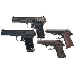 Four Semi-Automatic Pistols -A) Tokarev TT-33 Semi-Automatic Pistol
