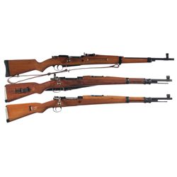 Three Bolt Action Rifles -A) Colombian Contract Madsen G/A Bolt Action Rifle