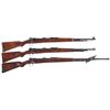 Image 1 : Three Mauser Model 98K Bolt Action Rifles -A) Post-War French Rework 98K Bolt Action Rifle