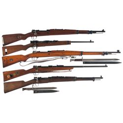 Five Bolt Action Long Guns -A) Yugoslavian M48 Bolt Action Rifle