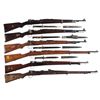 Image 1 : Six Bolt Action Military Rifles -A) CZ Vz24 Bolt Action Rifle with Bayonet