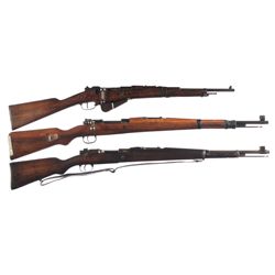 Three Bolt Action Long Guns -A) St. Etienne Model 1916 Bolt Action Carbine