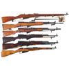 Image 1 : Six Russian/ Eastern European Long Arms -A) Russian Nagant Model 91/30 Bolt Action Rifle