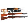 Image 1 : Three Semi-Automatic Rifles -A) Romarm Model WASR-10 Semi-Automatic Rifle with Accessories
