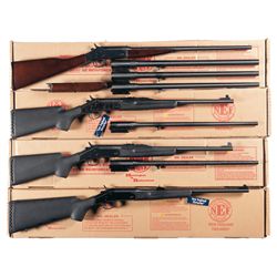 Four Boxed Single Shot Long Guns -A) Harrington & Richardson Pardner Model Single Shot Shotgun with 