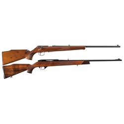 Two Long Guns -A) Savage Anschutz Model 164 Sporter Bolt Action Rifle
