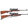 Image 1 : Two Scoped Ruger Single Shot Long Guns -A) Ruger No.1 Rifle