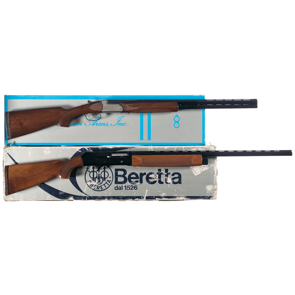 Two Boxed Shotguns -A) American Arms Silver I Over/Under Shotgun