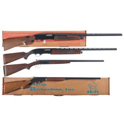 Four Shotguns -A) Winchester Model 1200 Slide Action Shotgun with Box