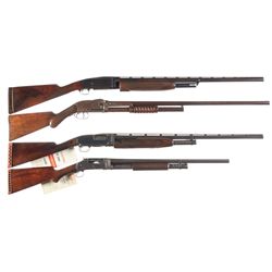 Four Slide Action Shotguns -A) Remington Model 10-T Slide Action Trap Shotgun