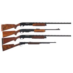 Two Rifles and Two Shotguns -A) Remington Wingmaster Model 870TC 150th Anniversary Slide Action Shot