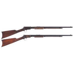 Two Winchester Model 90 Slide Action Rifles -A) Winchester Model 90 Slide Action Rifle