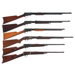 Collector's Lot of Six Winchester Rifles -A) Winchester Third Model 1890 Slide Action Rifle