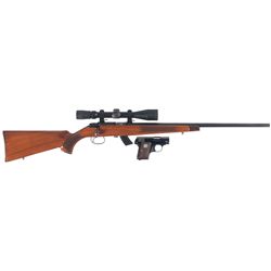 One Rifle and One Pistol -A) Remington Model 541-S Custom Sporter Bolt Action Rifle with Scope