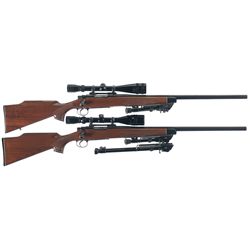Two Remington Model 700 Bolt Action Rifles -A) Remington Model 700 BDL Bolt Action Rifle with Scope