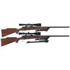 Image 1 : Two Remington Model 700 Bolt Action Rifles -A) Remington Model 700 BDL Bolt Action Rifle with Scope