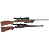 Image 1 : Two Scoped Bolt Action Rifles -A) Remington 700 Bolt Action Rifle with Scope