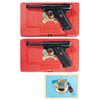 Image 1 : Three Handguns -A) Ruger MKII 50th Anniversary Semi-Automatic Pistol with Case