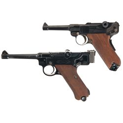 Two Luger Pistols -A) Mauser/Interarms Luger Semi-Automatic Pistol