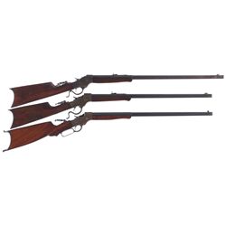Three Stevens Single Shot Rifles -A) Stevens Model Ideal 44 1/2 Single Shot Rifle