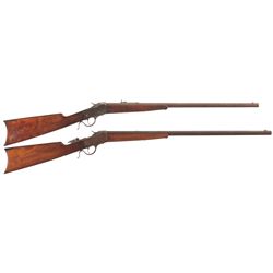 Two Winchester Model 1885 Single Shot Rifles -A) Winchester Model 1885 Low Wall Rifle