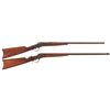 Image 1 : Two Winchester Model 1885 Single Shot Rifles -A) Winchester Model 1885 Low Wall Rifle